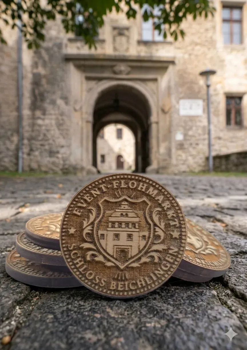 Beichlinger Schlosstaler – Eventwährung Flohmarkt Schloss Beichlingen