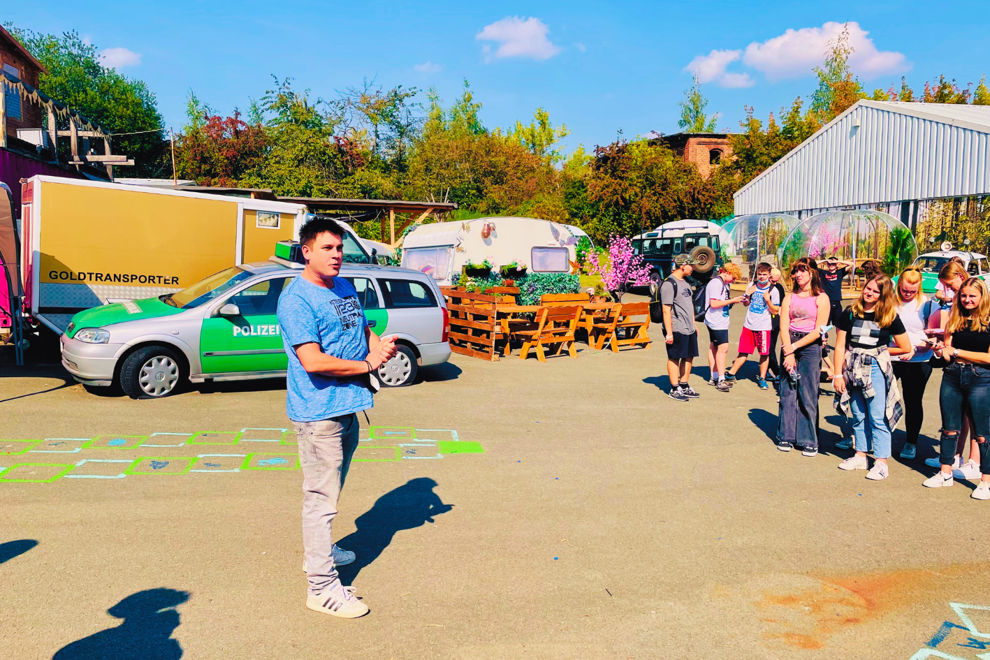 Schulklasse bei einem Kids Escape -Programm in Weimar