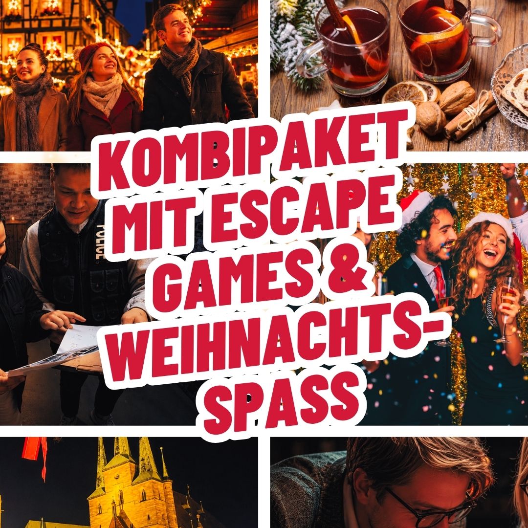 Kombipaket Escape Rooms und Weihnachtsspaß Weimar