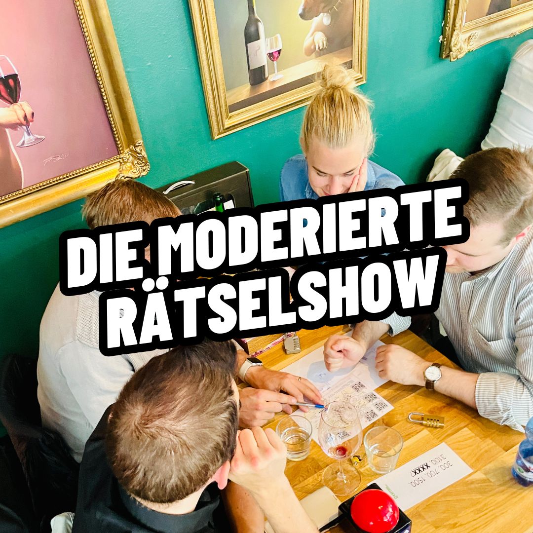 Die RätselShow Teamevent mit Essen in Weimar
