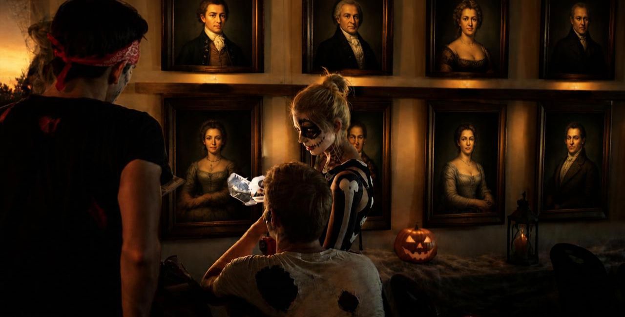 WiederGeburtsurkunde und QuickSchminkService Halloween Souvenir
