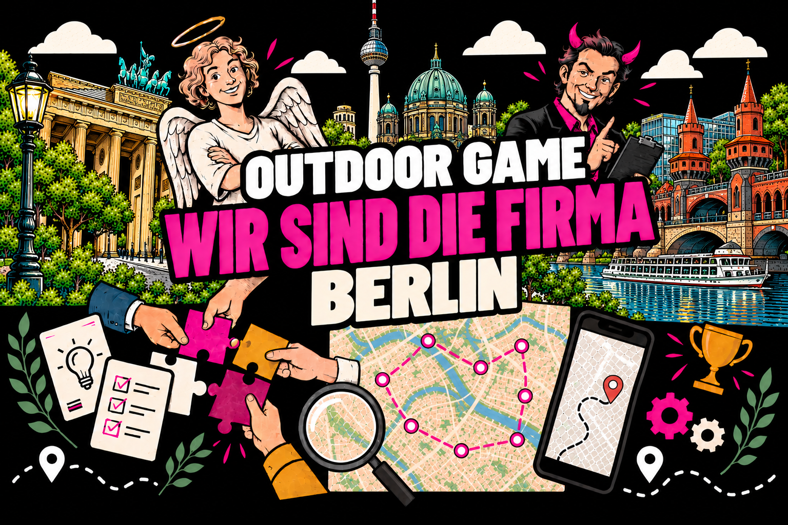 Wir sind die Firma Outdoor-Teamevent in Berlin