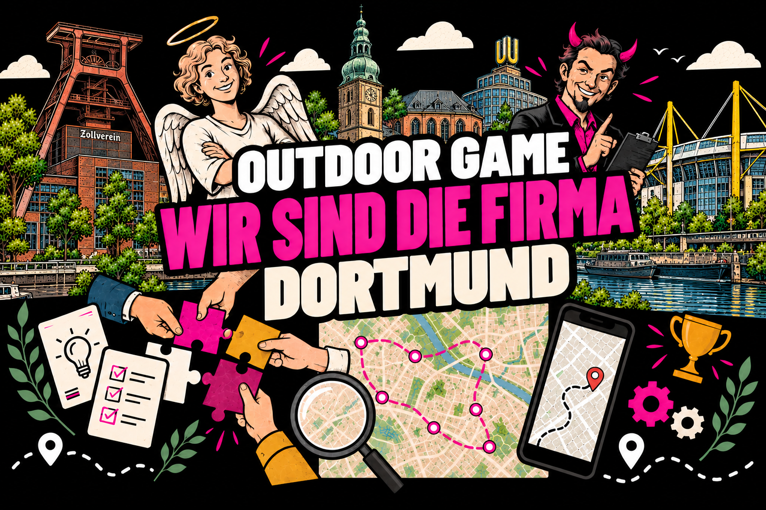 Wir sind die Firma Outdoor-Teamevent in Dortmund