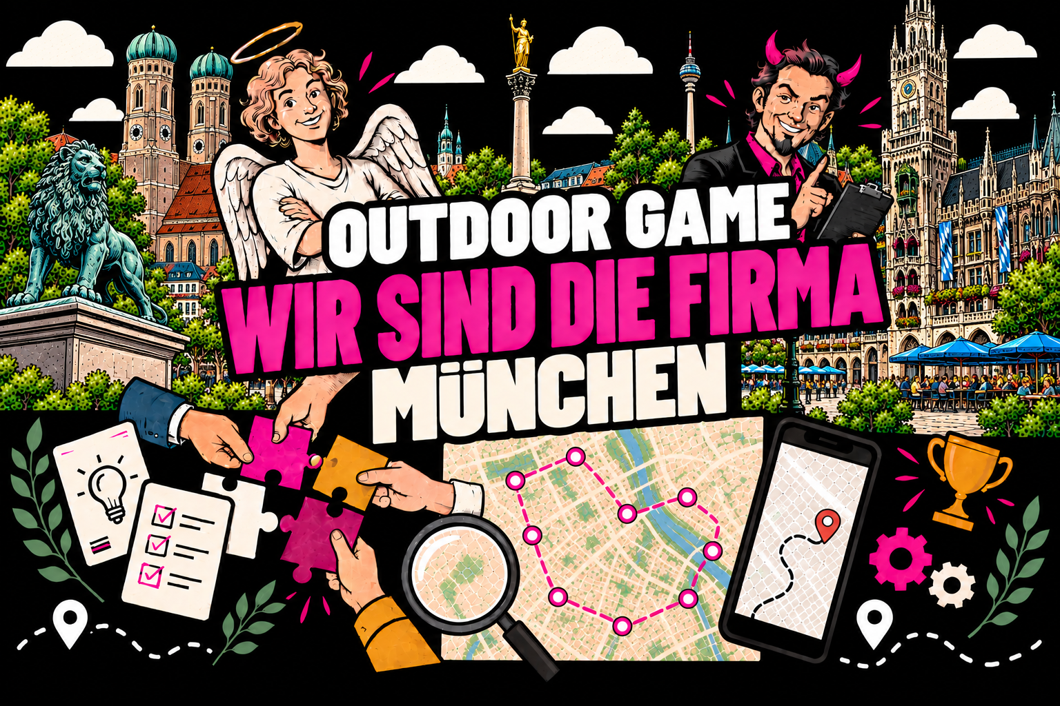 Wir sind die Firma Outdoor-Teamevent in München