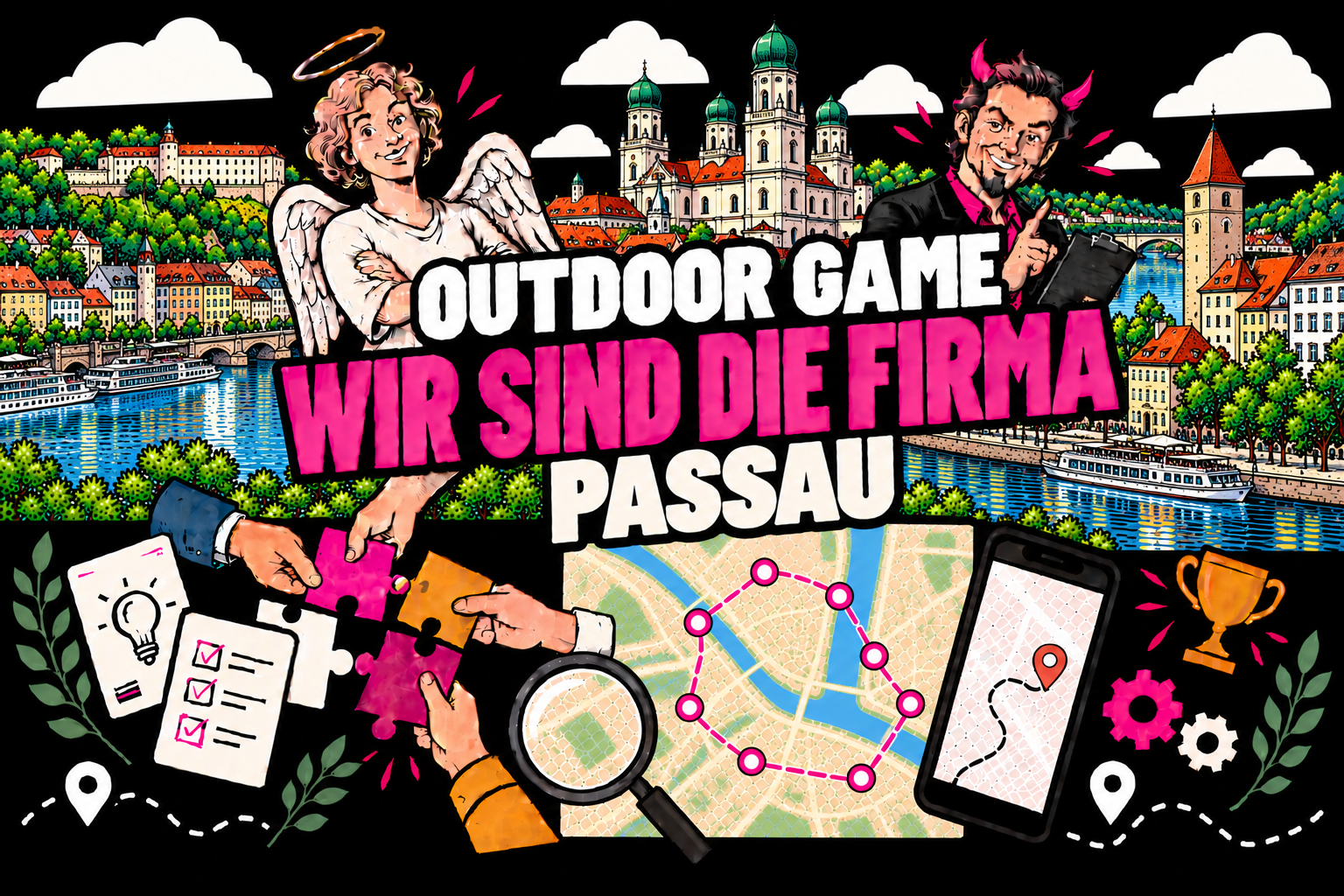 Wir sind die Firma Outdoor-Teamevent in Passau