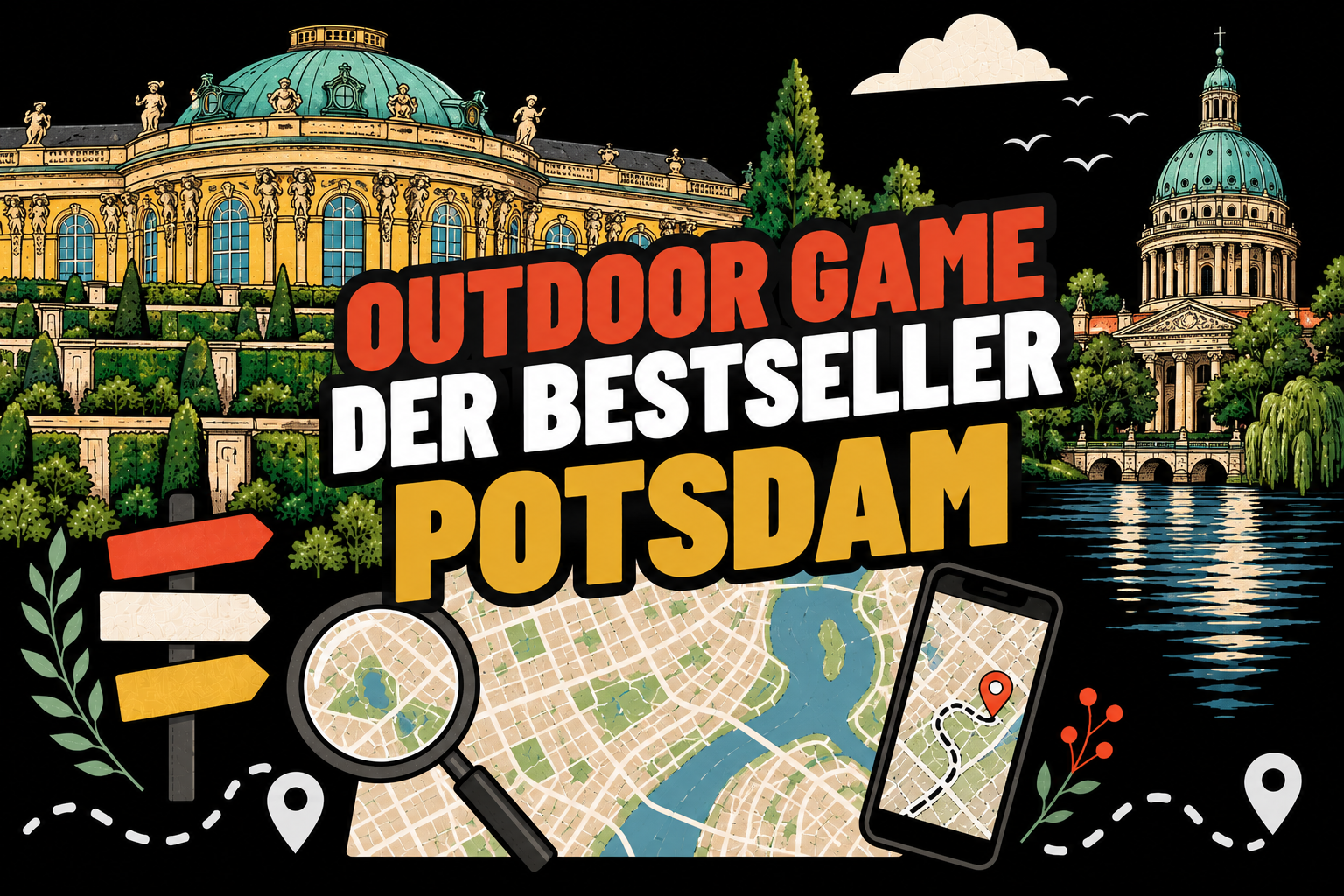Der Bestseller Outdoor Escape Game und Teamevent in Potsdam