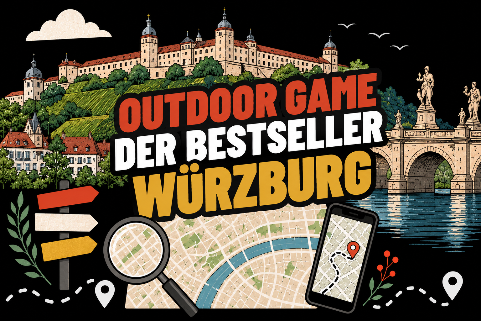 Der Bestseller Outdoor Escape Game und Teamevent in Würzburg