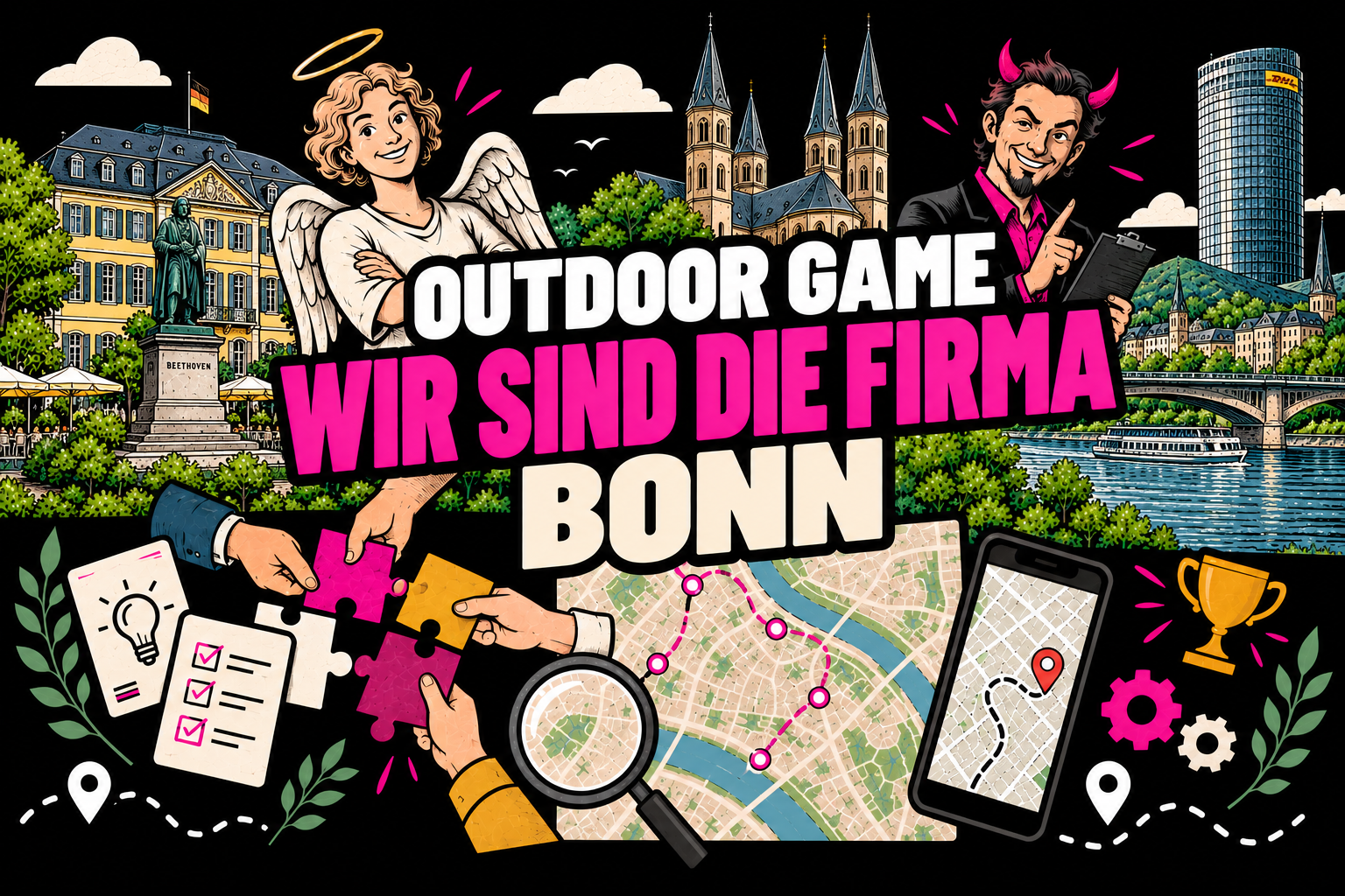 Wir sind die Firma Outdoor-Teamevent in Bonn