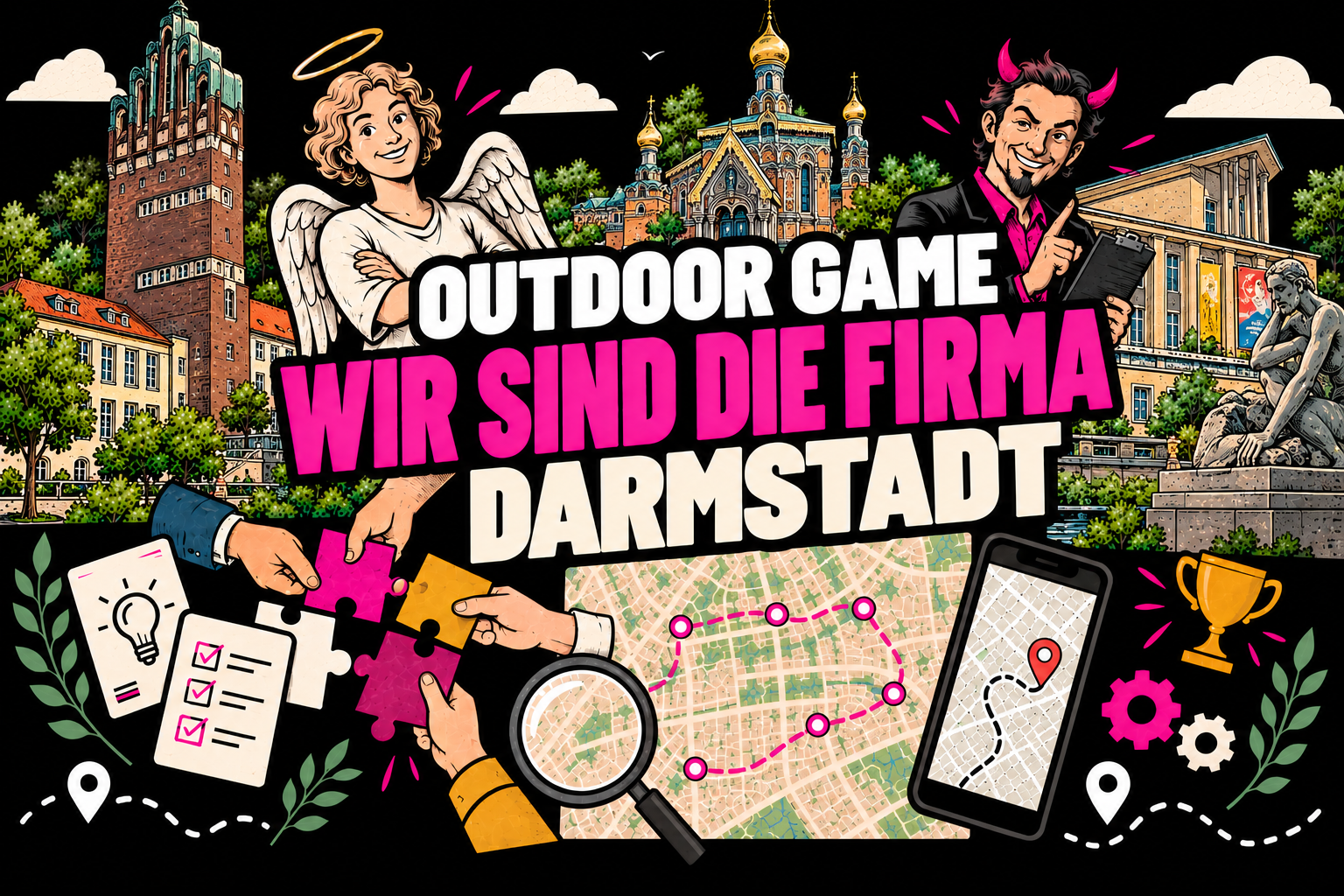 Wir sind die Firma Outdoor-Teamevent in Darmstadt