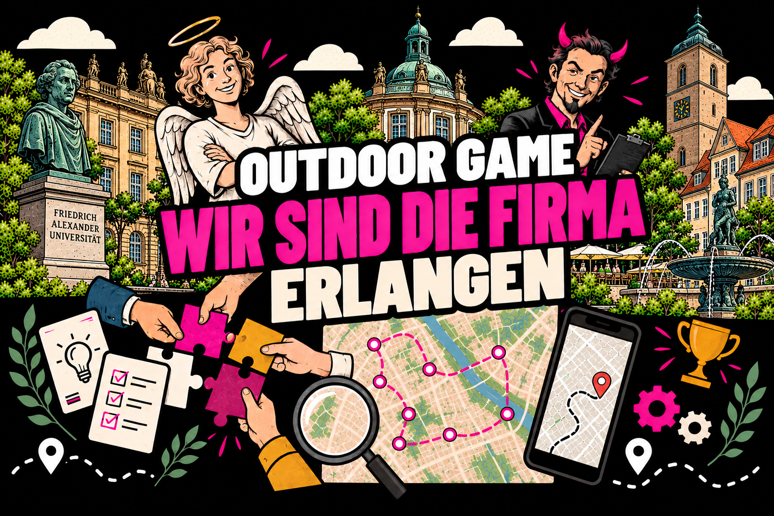 Wir sind die Firma Outdoor-Teamevent in Erlangen