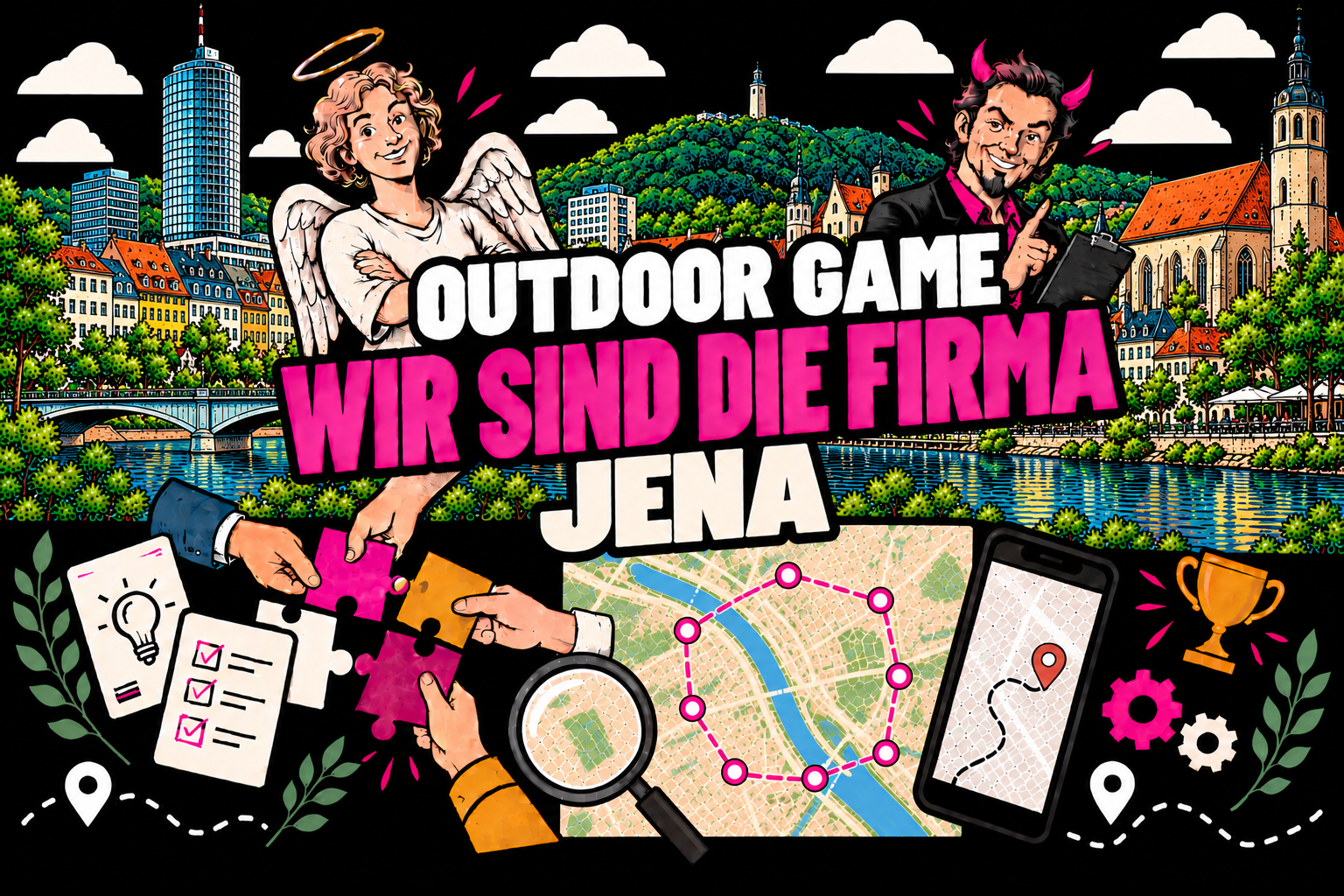 Wir sind die Firma Outdoor-Teamevent in Jena