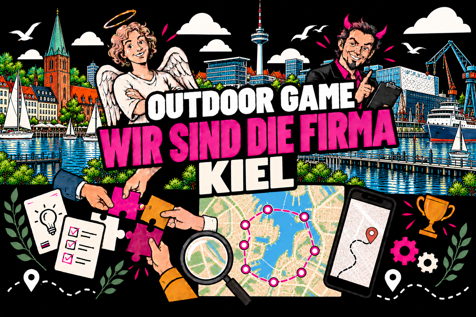 Wir sind die Firma Outdoor-Teamevent in Kiel