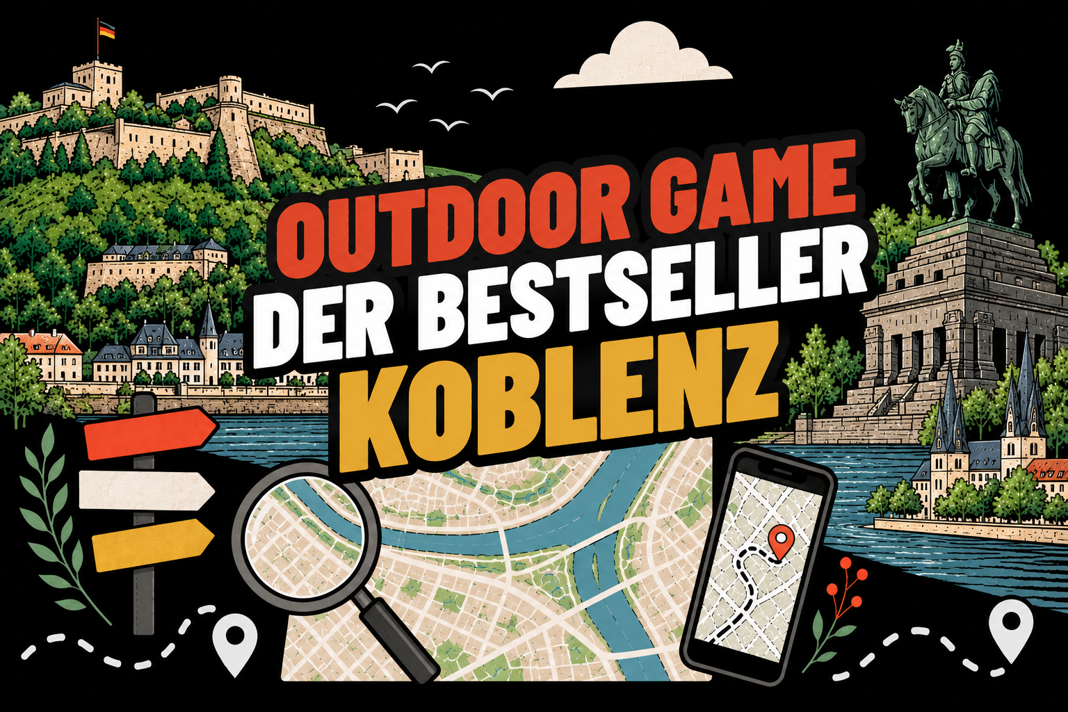 Der Bestseller Outdoor Escape Game und Teamevent in Koblenz