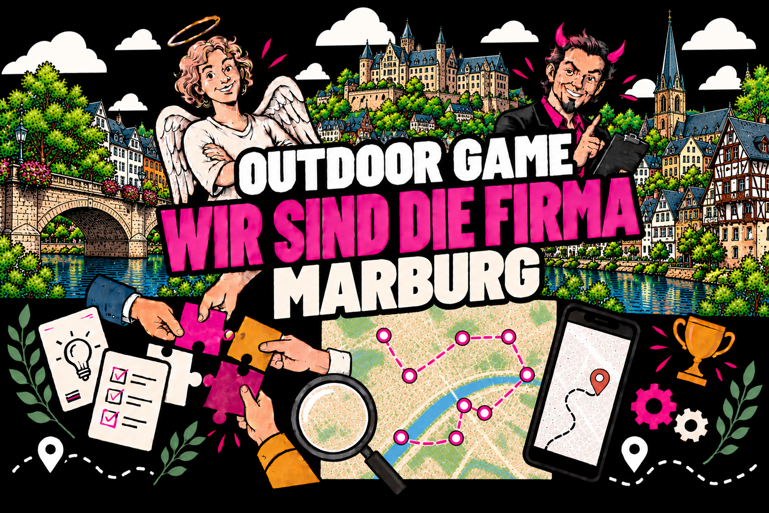 Wir sind die Firma Outdoor-Teamevent in Marburg